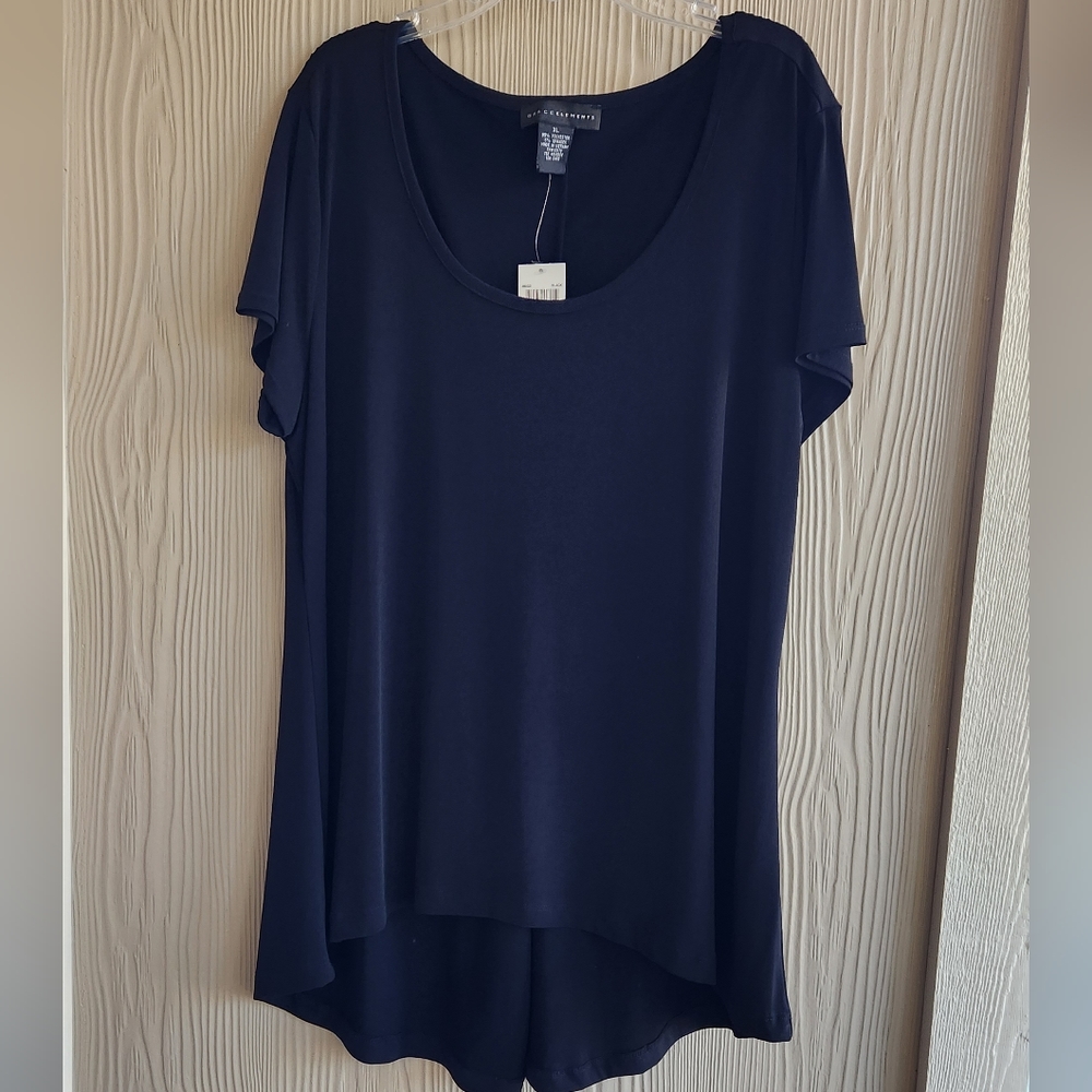 Grace Elements Black Tunic Top XL - Picture 13 of 14